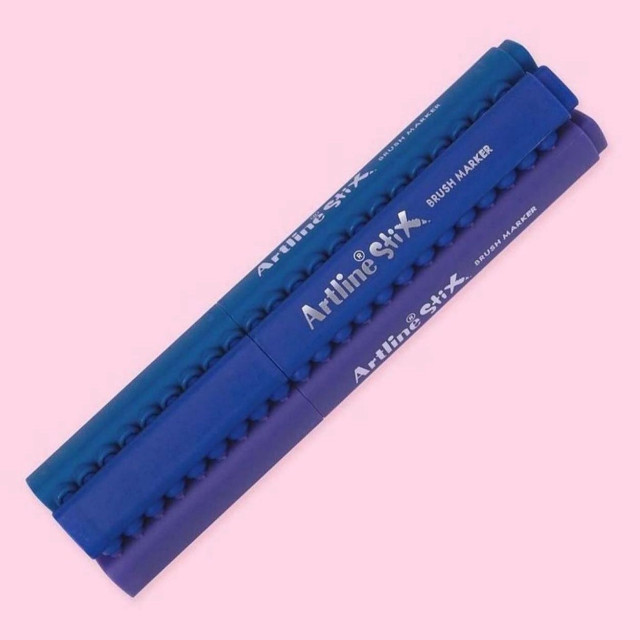 Artline stix brush markers