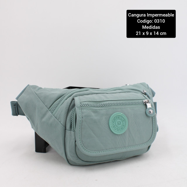 Cangurera impermeable espaciosa de 5 compartimientos