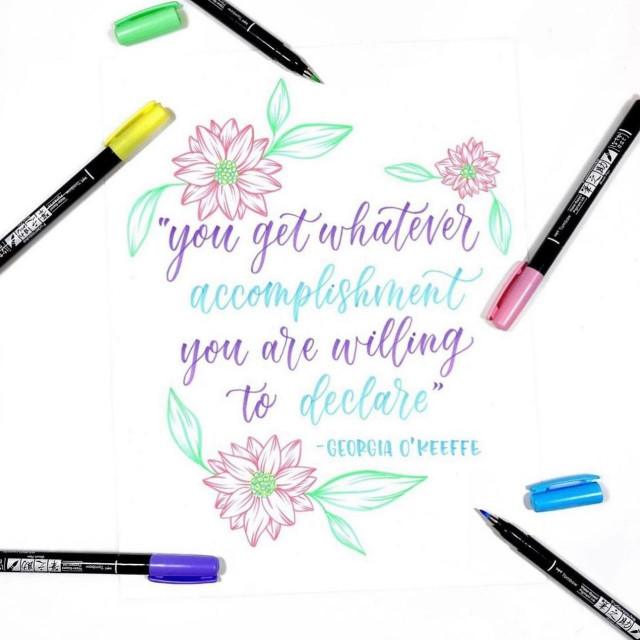 Tombow fudenosuke pastel