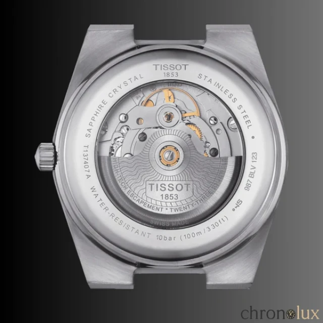 TISSOT PRX POWERMATIC SILICONA 40MM - AZUL