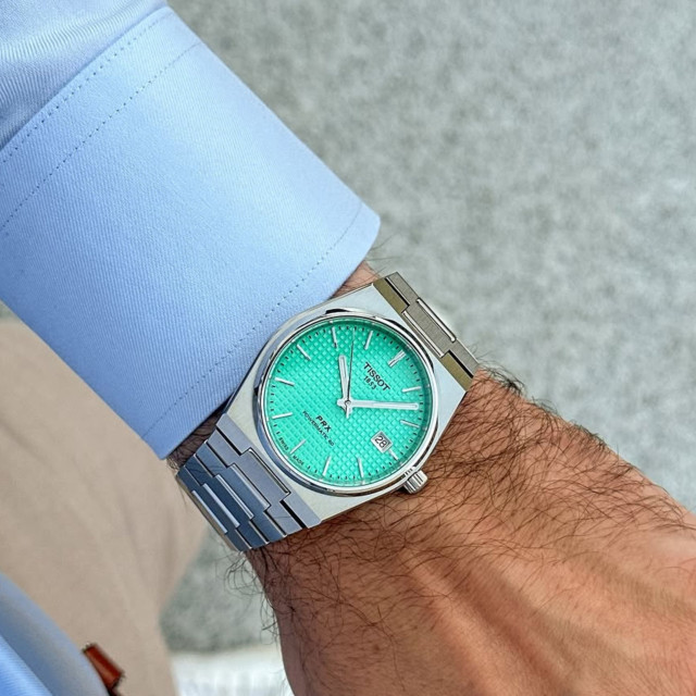 TISSOT PRX POWERMATIC 40MM - Menta