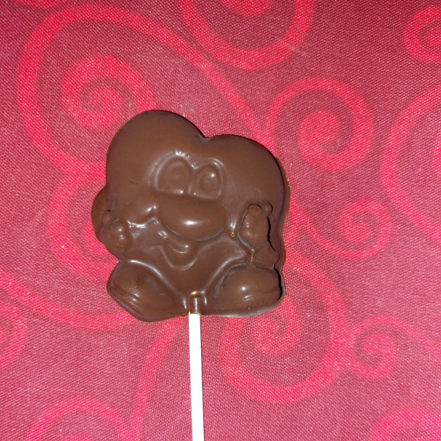 Pareja de corazones en paleta 