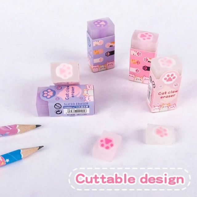Cat paw eraser 🐈