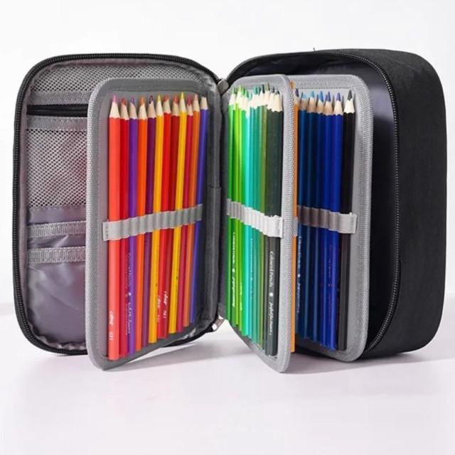 Soucolor - Estuche para lápices y bolígrafos de gran capacidad