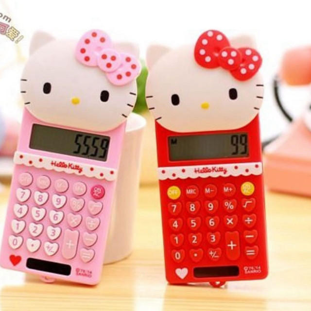 calculadora de la colección Hello Kitty.🎀