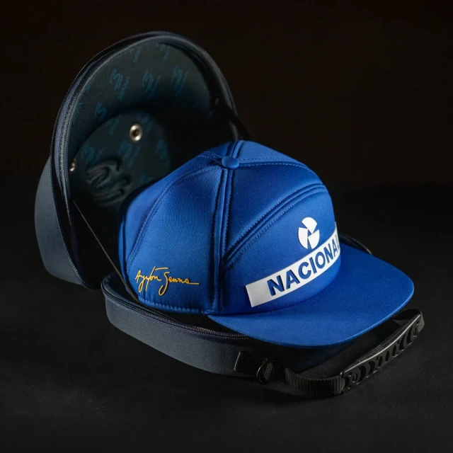 Gorra 1984 Ayrton Senna Nacional Edición Especial con Estuche 