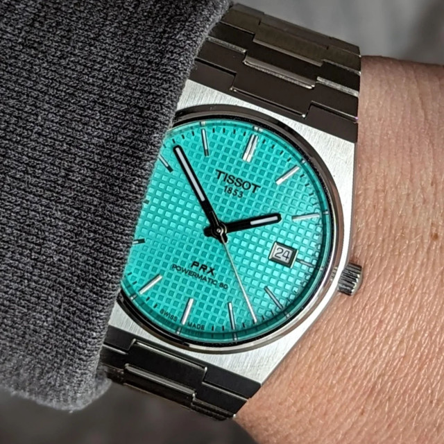 TISSOT PRX POWERMATIC 40MM - Menta