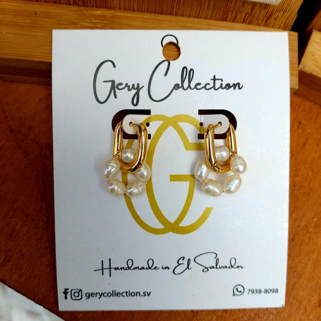 Argollas de Perlas 