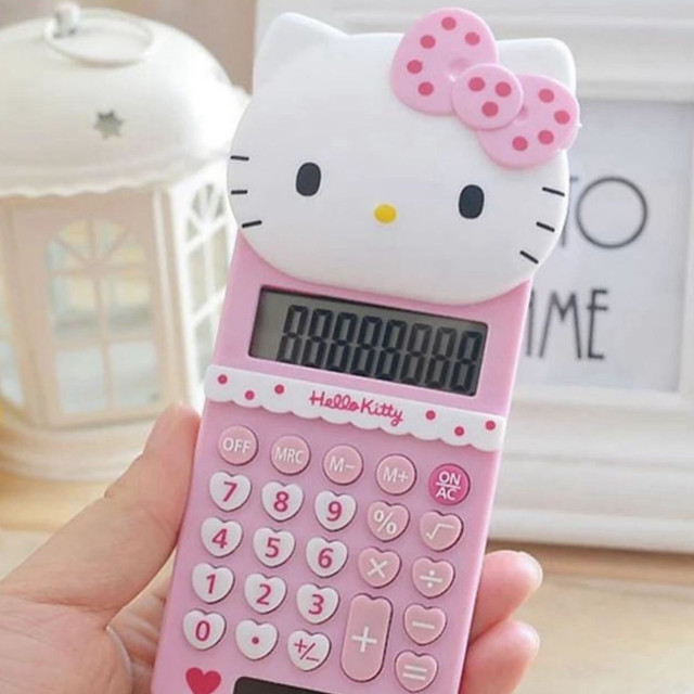 calculadora de la colección Hello Kitty.🎀