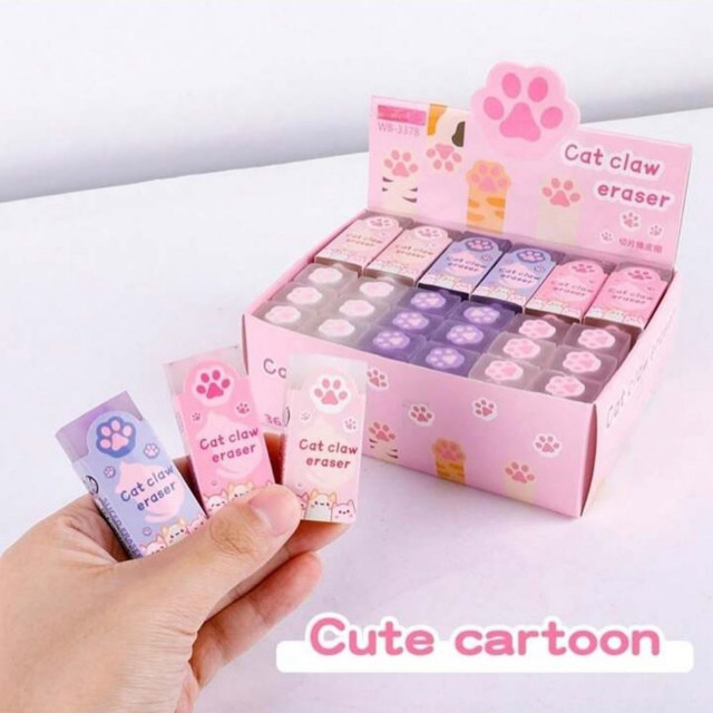 Cat paw eraser 🐈